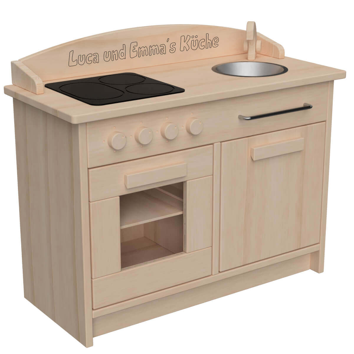 Kinderküche Kotkäppchen - Personalisierbar per Laser Gravur